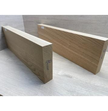 Ясень Дальневосточный Лёгкий заготовка корпуса Смешанный А 45х173х555-520 мм, 515 кг/м3, 2 шт (уценка - сучок) -11