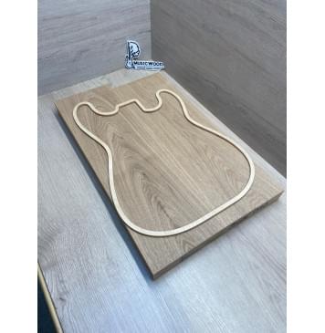 Ясень Дальневосточный Лёгкий заготовка корпуса Тангент АА 44,5х167х555-525 мм, 571 кг/м3, 2 шт-0