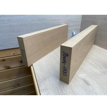Ясень Дальневосточный Лёгкий заготовка корпуса Тангент АА 44,5х167х555-525 мм, 571 кг/м3, 2 шт-9