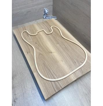 Ясень Дальневосточный Лёгкий заготовка корпуса Тангент АА 47х190х560-550 мм, 549 кг/м3, 2 шт (уценка - сучки)-0