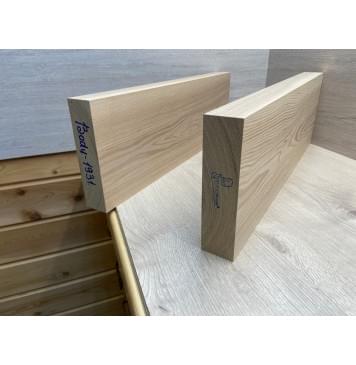Ясень Дальневосточный Лёгкий заготовка корпуса Тангент АА 47х190х560-550 мм, 549 кг/м3, 2 шт (уценка - сучки)-8