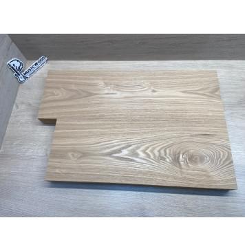 Ясень Дальневосточный Лёгкий заготовка корпуса Тангент АА 46,2х188х575-515 мм, 574 кг/м3, 2 шт (уценка - сучки)-9