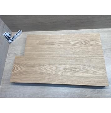 Ясень Дальневосточный Лёгкий заготовка корпуса Тангент АА 48,5х173х570-515 мм, 569 кг/м3, 2 шт (уценка - сучки)-12