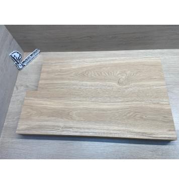 Ясень Дальневосточный Лёгкий заготовка корпуса Тангент АА 46,5х170х560-515 мм, 524 кг/м3, 2 шт (уценка - сучки)-8