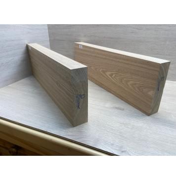 Ясень Дальневосточный Лёгкий заготовка корпуса Тангент А 49х180х550 мм, 590 кг/м3, 2 шт (уценка - сучки)-12