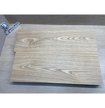 Ясень Дальневосточный Заготовка корпуса Тангент АА 48,5х182х545-525 мм, 2 шт, 604 кг/м3 (уценка - сучки)-2