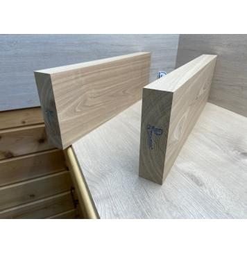 Ясень Дальневосточный Заготовка корпуса Тангент АА 48,5х182х545-525 мм, 2 шт, 604 кг/м3 (уценка - сучки)-4