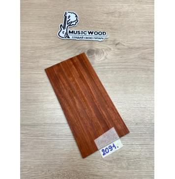 Падук заготовка накладки на головку грифа Радиал ААА 3х107х215 мм-1