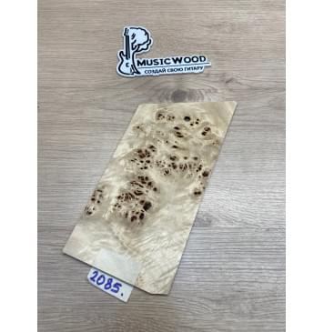 Тополь Кап заготовка накладки на головку грифа Смешанный ААА Кап ААА 4х120х250-200 мм-1