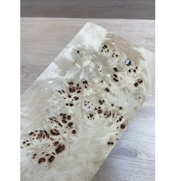 Тополь Кап заготовка накладки на головку грифа Смешанный ААА Кап ААА 4х120х250-200 мм-3