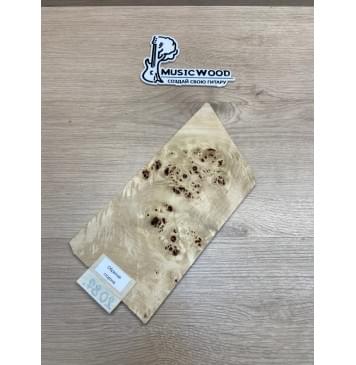 Тополь Кап заготовка накладки на головку грифа Смешанный ААА Кап ААА 4х120х250-200 мм-2