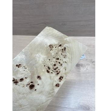 Тополь Кап заготовка накладки на головку грифа Смешанный ААА Кап ААА 4х120х250-200 мм-1