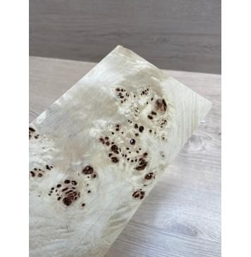 Тополь Кап заготовка накладки на головку грифа Смешанный ААА Кап ААА 4х120х250-200 мм-1