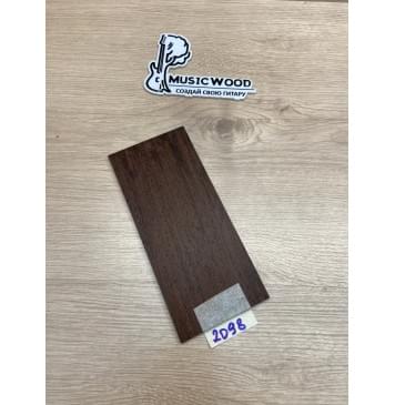 Венге заготовка накладки на головку грифа Радиал АА 5.6х91х205 мм-3