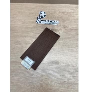 Венге заготовка накладки на головку грифа Радиал АА 5.6х91х205 мм-1