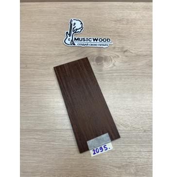 Венге заготовка накладки на головку грифа Радиал АА 5.5х91х210 мм-3