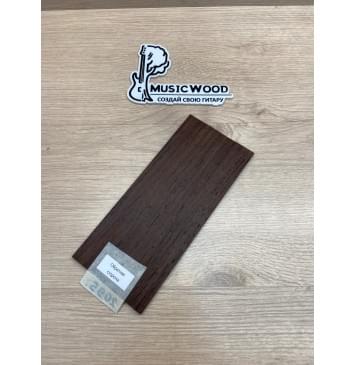 Венге заготовка накладки на головку грифа Радиал АА 5.5х91х210 мм-1
