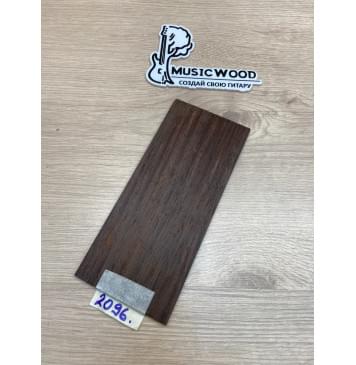Венге заготовка накладки на головку грифа Радиал АА 5.2х91х210 мм-3