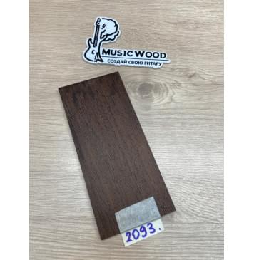 Венге заготовка накладки на головку грифа Радиал АА 5.5х91х205 мм-3