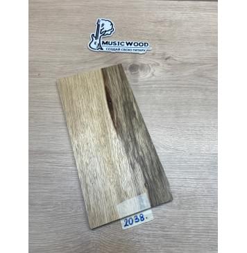 Корина Чёрная (Лимба-Офрам) заготовка накладки на головку грифа Радиал АА 6х138х270 мм-8