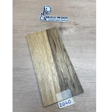 Корина Чёрная (Лимба-Офрам) заготовка накладки на головку грифа Радиал АА 7х133х270 мм-3