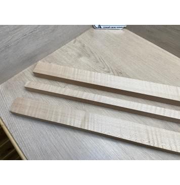 Клён Белый Явор, Волнистый заготовка грифа для электрогитары Радиал АА Волна АА 26х(46,5-22-46,5)х685 мм, из 3х частей-9