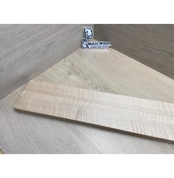 Клён Белый Явор, Волнистый заготовка грифа для электрогитары Радиал АА Волна АА 26х(46,5-22-46,5)х685 мм, из 3х частей-2