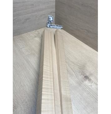 Клён Белый Явор, Волнистый заготовка грифа для электрогитары Радиал АА Волна АА 26х(46,5-22-46,5)х685 мм, из 3х частей-4