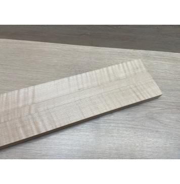 Клён Белый Явор, Волнистый заготовка грифа для безголовой гитары Радиал ААА Волна АА 26х(46,5-21-46,5)х615 мм, из 3х частей-4