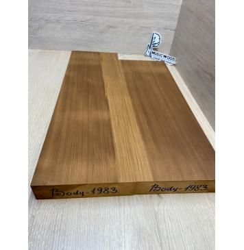 Ольха Печёная 180 гр заготовка корпуса Радиал АА 42,5х160х515-460 мм, 2 шт,452 кг/м3 Ольха Печёная 180 гр заготовка корпуса Радиал АА 42,5х160х515-460 мм, 2 шт,452 кг/м3-1