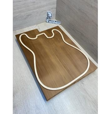 Ольха Печёная 180 гр заготовка корпуса Радиал АА 42,5х170х485-445 мм, 2 шт,434 кг/м3 Ольха Печёная 180 гр заготовка корпуса Радиал АА 42,5х170х485-445 мм, 2 шт,434 кг/м3-0