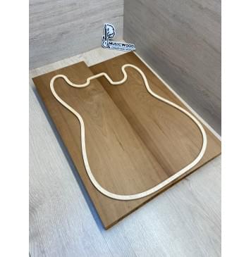 Ольха Печёная 180 гр заготовка корпуса Тангент А 41,5х184х510-475 мм, 2 шт, 474 кг/м3 Ольха Печёная 180 гр заготовка корпуса Тангент А 41,5х184х510-475 мм, 2 шт, 474 кг/м3-0