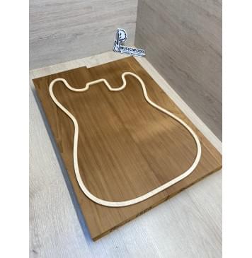 Ольха Печёная 180 гр заготовка корпуса Смешанный ААА 43х187х525-507 мм, 2 шт,448 кг/м3 Ольха Печёная 180 гр заготовка корпуса Смешанный ААА 43х187х525-507 мм, 2 шт,448 кг/м3-0