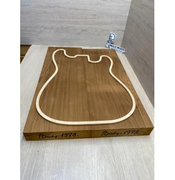 Ольха Печёная 180 гр заготовка корпуса Смешанный ААА 43х187х525-507 мм, 2 шт,448 кг/м3 Ольха Печёная 180 гр заготовка корпуса Смешанный ААА 43х187х525-507 мм, 2 шт,448 кг/м3-9