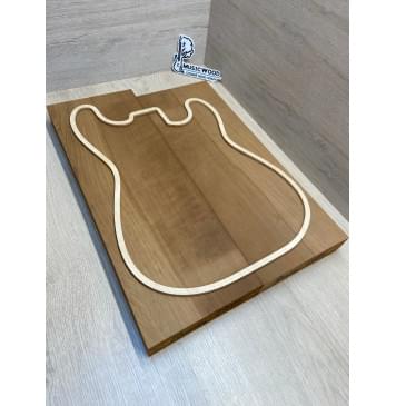 Ольха Печёная 180 гр заготовка корпуса Смешанный ААА 42,5х183х520-490 мм, 2 шт,431 кг/м3 Ольха Печёная 180 гр заготовка корпуса Смешанный ААА 42,5х183х520-490 мм, 2 шт,431 кг/м3-0