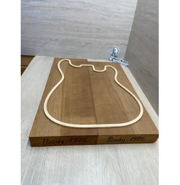 Ольха Печёная 180 гр заготовка корпуса Смешанный ААА 42,5х183х520-490 мм, 2 шт,431 кг/м3 Ольха Печёная 180 гр заготовка корпуса Смешанный ААА 42,5х183х520-490 мм, 2 шт,431 кг/м3-10