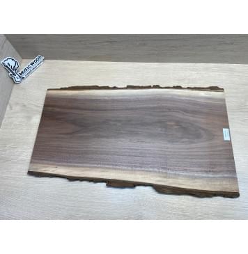 Орех Американский Заболонь заготовка топа для тревел гитары Тангент ААА 10х295-265х600 мм, живой край-6