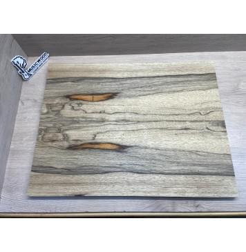 Корина Чёрная (Лимба-Офрам) заготовка на топ Смашанный ААА 19х237х620 мм, 2 шт, книжкой-8