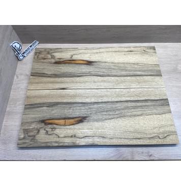 Корина Чёрная (Лимба-Офрам) заготовка на топ Смашанный ААА 19х237х620 мм, 2 шт, книжкой-0