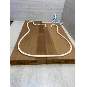 Ольха Печёная 180 гр заготовка корпуса Смешанный ААА 43х185х515-470 мм, 2 шт,457 кг/м3 Ольха Печёная 180 гр заготовка корпуса Смешанный ААА 43х185х515-470 мм, 2 шт,457 кг/м3-2