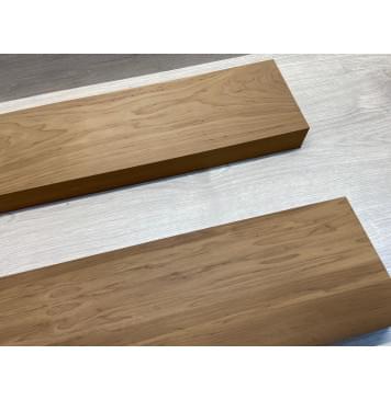 Ольха Печёная 180 гр заготовка корпуса гитары со сквозным грифом Тангент ААА 42х140х560-545 мм, 2 шт,425 кг/м3 Ольха Печёная 180 гр заготовка корпуса гитары со сквозным грифом Тангент ААА 42х140х560-545 мм, 2 шт,425 кг/м3-1