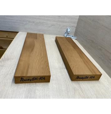 Ольха Печёная 180 гр заготовка корпуса гитары со сквозным грифом Смешанный ААА 41,5х140х515-475 мм, 2 шт,480 кг/м3 Ольха Печёная 180 гр заготовка корпуса гитары со сквозным грифом Смешанный ААА 41,5х140х515-475 мм, 2 шт,480 кг/м3-2