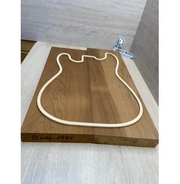 Ольха Печёная 180 гр заготовка корпуса Смешанный ААА 42,5х185х545-500 мм, 2 шт,419 кг/м3 Ольха Печёная 180 гр заготовка корпуса Смешанный ААА 42,5х185х545-500 мм, 2 шт,419 кг/м3-1