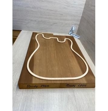 Ольха Печёная 180 гр заготовка корпуса Радиал АА 44,5х185х510-480 мм, 2 шт,458 кг/м3 Ольха Печёная 180 гр заготовка корпуса Радиал АА 44,5х185х510-480 мм, 2 шт,458 кг/м3-1