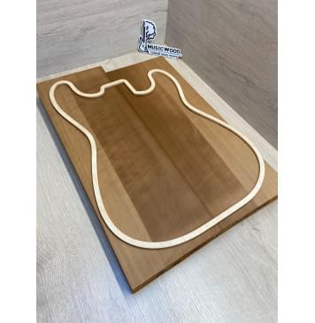 Ольха Волнистая Печёная 180 гр заготовка корпуса Радиал АА Волна А 43х170х505-475 мм, 2 шт,453 кг/м3 Ольха Волнистая Печёная 180 гр заготовка корпуса Радиал АА Волна А 43х170х505-475 мм, 2 шт,453 кг/м3-0