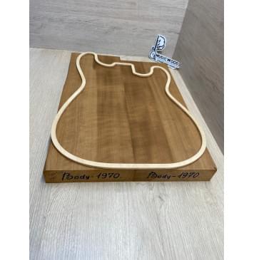 Ольха Волнистая Печёная 180 гр заготовка корпуса Радиал АА Волна А 42х165х465-445 мм, 2 шт,449 кг/м3й Ольха Волнистая Печёная 180 гр заготовка корпуса Радиал АА Волна А 42х165х465-445 мм, 2 шт,449 кг/м3й-2