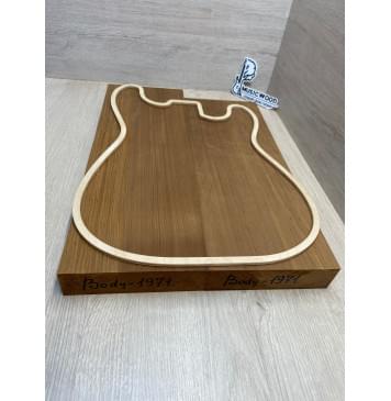 Ольха Печёная 180 гр заготовка корпуса Радиал АА 43,5х165х485-445 мм, 2 шт,437 кг/м3 Ольха Печёная 180 гр заготовка корпуса Радиал АА 43,5х165х485-445 мм, 2 шт,437 кг/м3-3