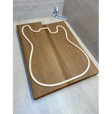 Ольха Печёная 180 гр заготовка корпуса Тангент ААА 42х180х505-470 мм, 2 шт,465 кг/м3 Ольха Печёная 180 гр заготовка корпуса Тангент ААА 42х180х505-470 мм, 2 шт,465 кг/м3-0