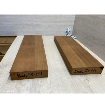 Ольха Печёная 180 гр заготовка корпуса гитары со сквозным грифом Радиал ААА 42х147х465-440 мм, 2 шт,430 кг/м3 Ольха Печёная 180 гр заготовка корпуса гитары со сквозным грифом Радиал ААА 42х147х465-440 мм, 2 шт,430 кг/м3-2