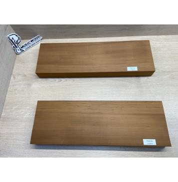 Ольха Печёная 180 гр заготовка корпуса гитары со сквозным грифом Радиал ААА 42х147х465-440 мм, 2 шт,430 кг/м3 Ольха Печёная 180 гр заготовка корпуса гитары со сквозным грифом Радиал ААА 42х147х465-440 мм, 2 шт,430 кг/м3-3